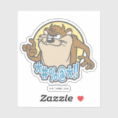 Sticker Graphique en cercle extensible TAZ™ (Feuille)
