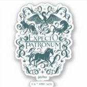 Sticker Graphique Filigree de Patronum d'Expecto (Devant)