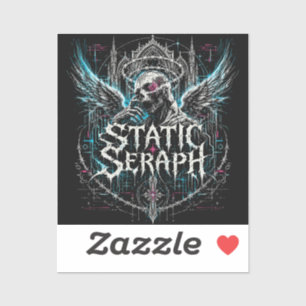 Sticker Graphique gothique cyberpunk statique de Séraphin