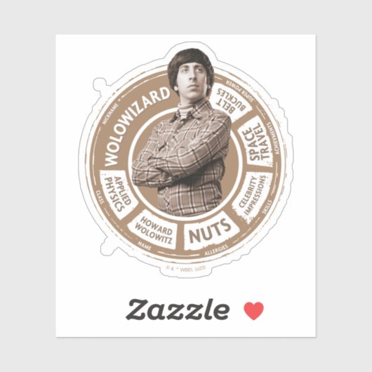 Sticker Graphique Howard Info (Feuille)