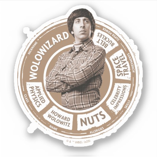 Sticker Graphique Howard Info (Devant)