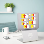 Sticker Graphique Indicateurs du Nunavut (Ordinateur portable sur le bureau)