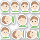Sticker Graphique Mes émotions (Devant)