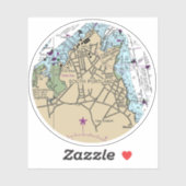 Sticker Graphique MOX de Portland Sud (Feuille)