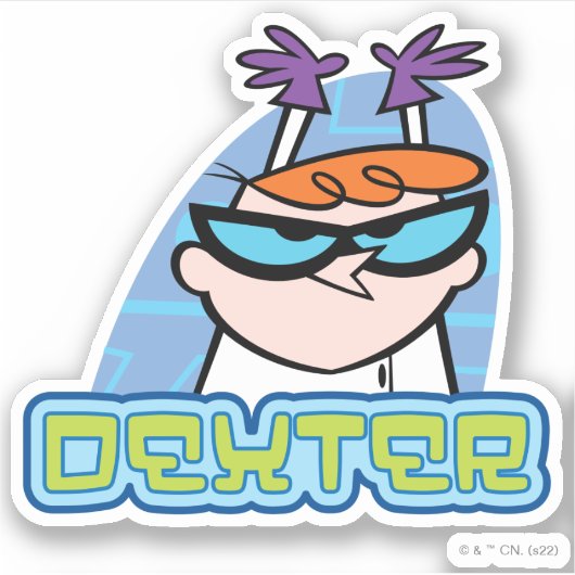 Sticker Graphique Nom du caractère de Dexter (Devant)