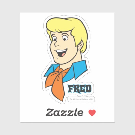 Sticker Graphique Nom Fred (Feuille)