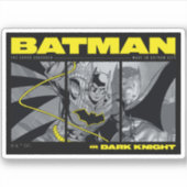 Sticker Graphique triptyque de la bande dessinée de Batman (Devant)