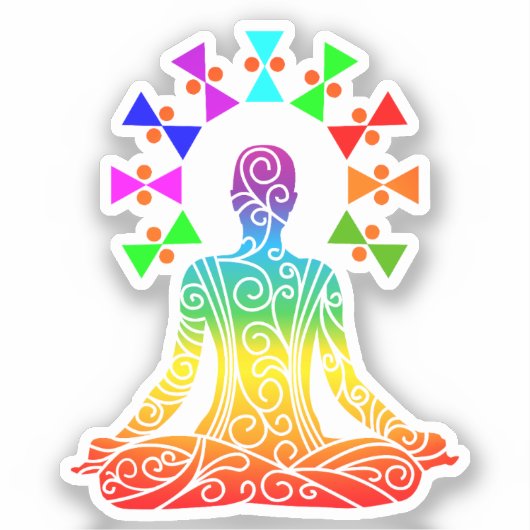 Sticker Graphiques de la journée du yoga (Recto)