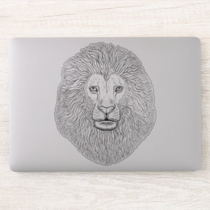 Sticker Graphiques de tête de lion