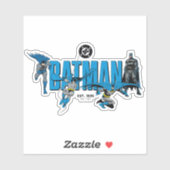 Sticker Graphisme Batman Légendes Pour Toujours (Feuille)