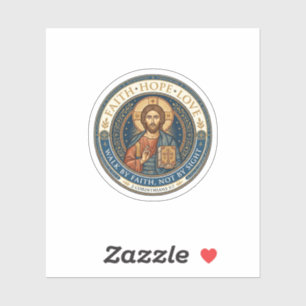 Sticker Graphisme Spiritualité Contemplative Monastique Jé