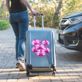 Sticker Grappe de fleurs d'orchidée rose vibrant (Valise Insitu)