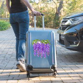 Sticker Grappes de glycine violette en fleurs (Valise Insitu)