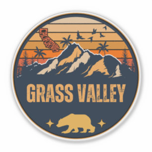 Sticker Grass Valley, Californie