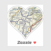 Sticker Grass Valley Californie (Feuille)