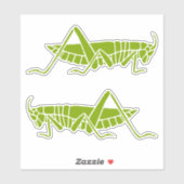 Sticker Grasshoppers (Feuille)