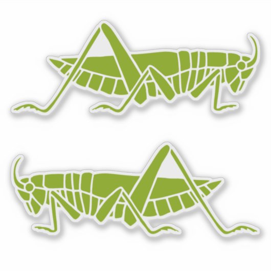 Sticker Grasshoppers (Devant)