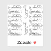 Sticker Gratitude Gratte Thanksgiving (Feuille)