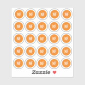 Sticker gratuit pour le choix de repas (Feuille)