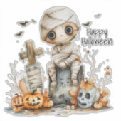 Sticker Graveyard Giggles - Un moment d'Halloween pour mam (Devant)