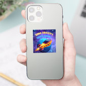 Sticker Gravité zéro rêves infinis (Téléphone)