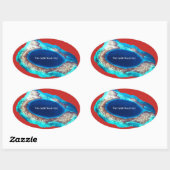 Sticker Great Blue Hole (Feuille)