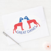 Sticker Great Danes (Envelop)