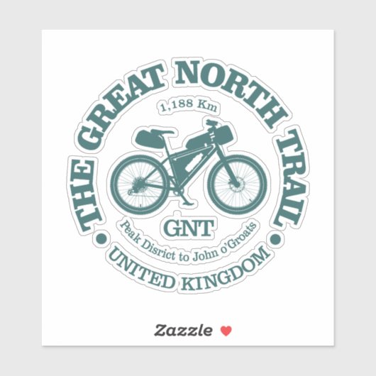 Sticker Great North Trail (cyclisme) (Feuille)