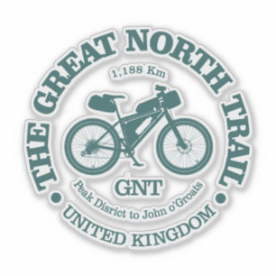 Sticker Great North Trail (cyclisme)