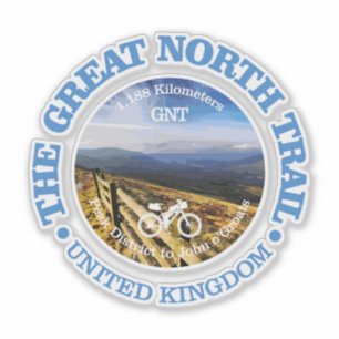 Sticker Great North Trail (cyclisme c)
