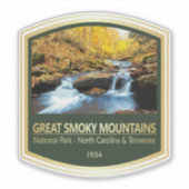 Sticker Great Smoky Mountains NP (PF) (Devant)
