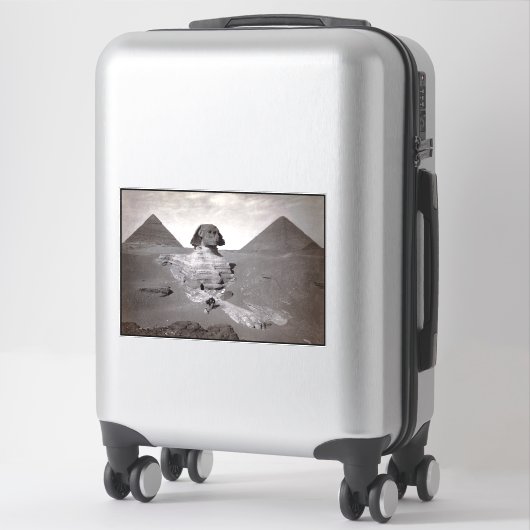 Sticker Great Sphinx & Gizeh Pyramides Necropolis Egypte (Sur valise)