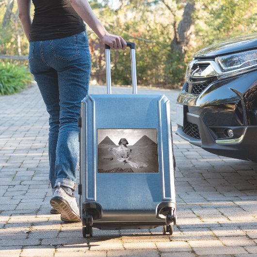 Sticker Great Sphinx & Gizeh Pyramides Necropolis Egypte (Valise Insitu)