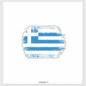 Sticker Greek flag (Feuille)