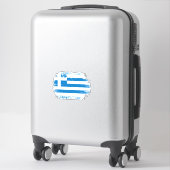 Sticker Greek flag (Sur valise)