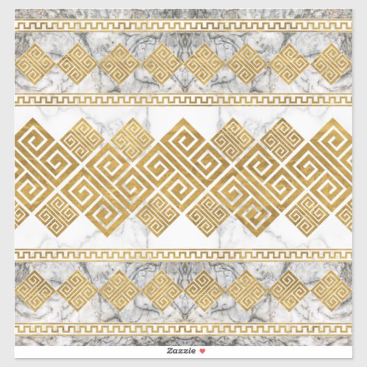 Sticker Greek Meander (Feuille)