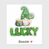 Sticker Green Lucky Little Irish Guy (Feuille)