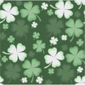 Sticker Green Shamrock (Devant)