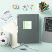 Sticker Green | Touches de raccourci Microsoft Excel Windo (Couverture iPad)