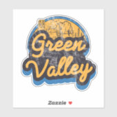 Sticker Green Valley, Arizona (Feuille)