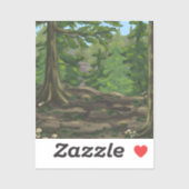 Sticker Green Woods (Feuille)