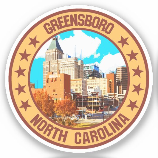 Sticker Greensboro (Recto)