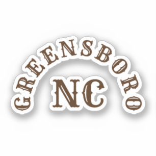 Sticker Greensboro, Caroline du Nord