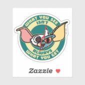 Sticker Gremlins | Ce que vous voyez n'est pas toujours ce (Feuille)