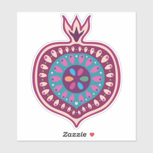 Sticker Grenade décorative (Feuille)