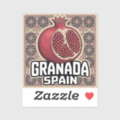 Sticker Grenade Espagne grenade (Feuille)