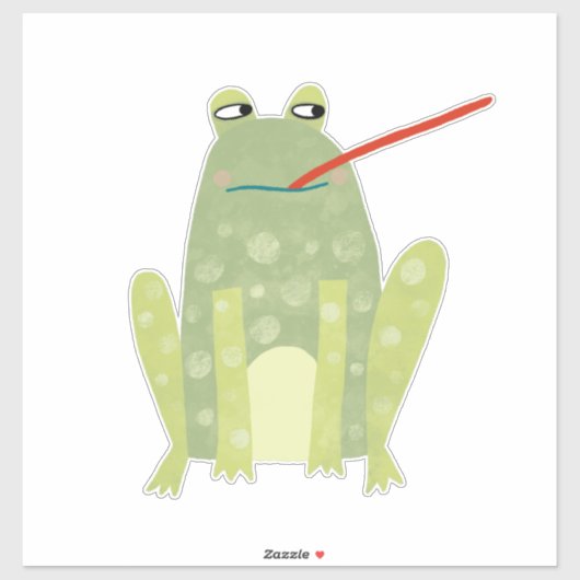 Sticker Grenouille (Feuille)