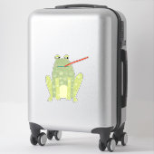Sticker Grenouille (Sur valise)