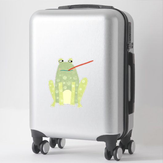 Sticker Grenouille (Sur valise)