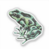 Sticker grenouille à fléchettes (Devant)